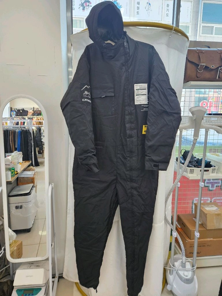 방한 우주복 블랙 3XL. 새제품 - 안심되는 중고거래