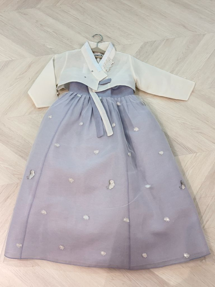 [반값택포] 더예한복 수정은달 어린이 한복세트 5호 팝니다 (속치마 포함)--1