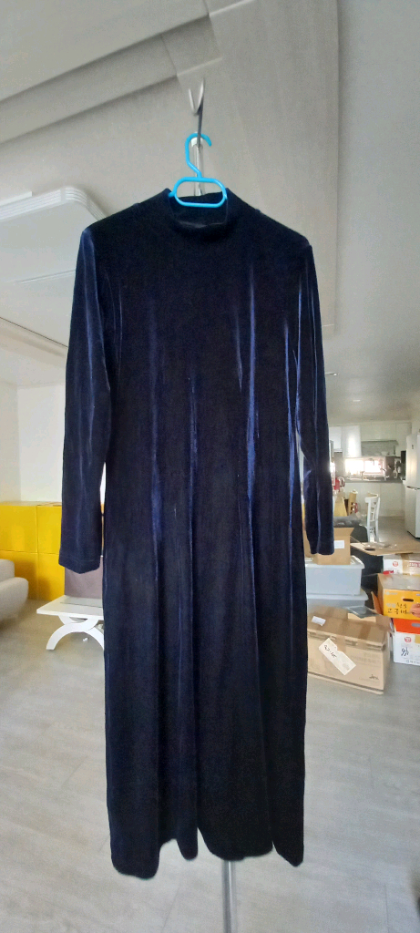 벨벳 롱 원피스 (,S사이즈)--1