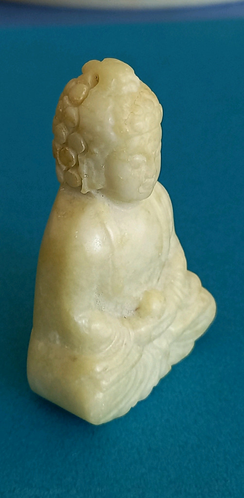 미니 옥 불상--1