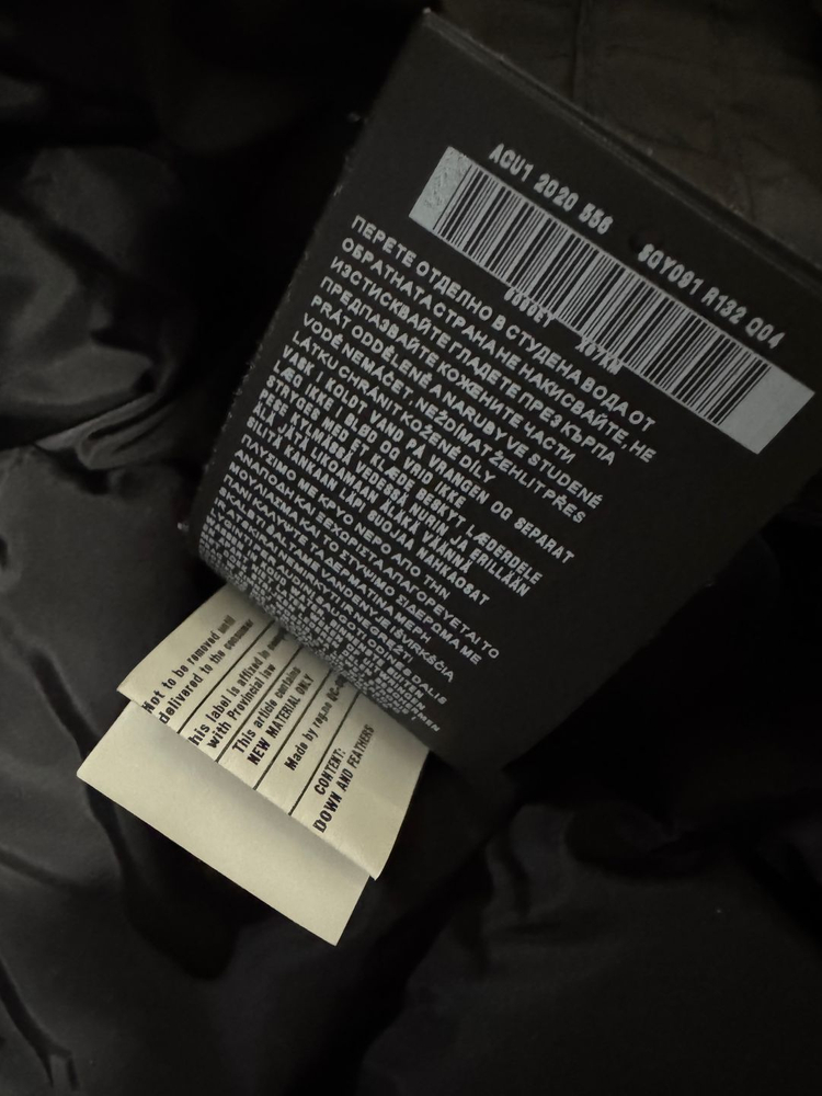 프라다 리나일론 삼각로고 패딩 다운 재킷 54사이즈 SGY091 블랙--8