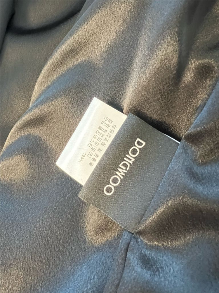 동우모피 블랙 밍크 코트--5