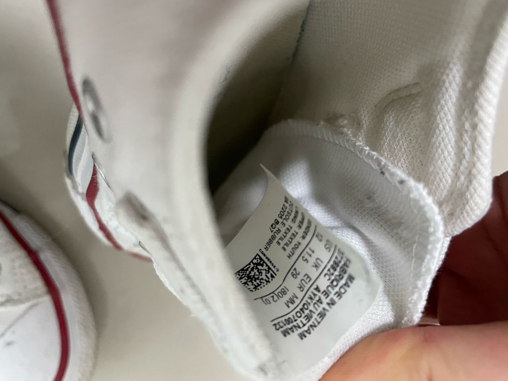 컨버스키즈 29사이즈 180사이즈 이미지