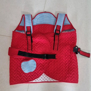 빨간색 신생아 아기띠 처네 포대기