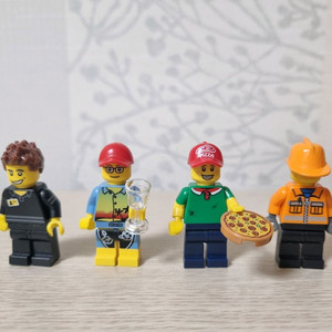 레고 시티 미니피규어 4종 일괄