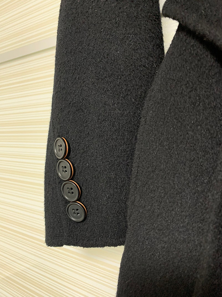 여성 블랙 코트 베스티벨리 모 알파카 코트 55--3