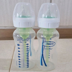 닥터브라운 와이드넥 젖병 270m 젖꼭지 1단계 2개 일괄