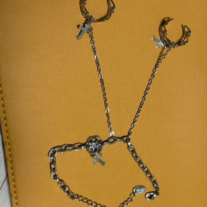 십자가 체인 반지/팔찌 연결 악세사리