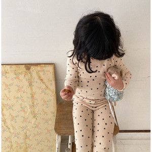 콜미럽 하트 파자마 실내복 6사이즈