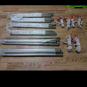 타프폴대 풀셋트 스트링 삼각스토퍼 풀셋트 이미지