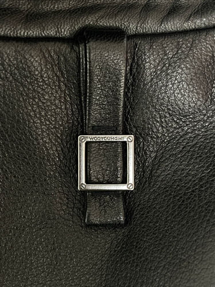 [거의 새것] 우영미 가죽 봄버 자켓 50사이즈 이미지