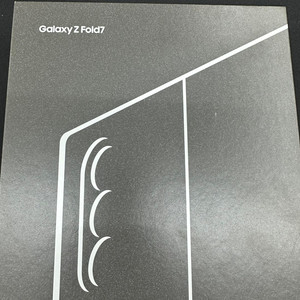 갤럭시Z폴드7 256GB 제트블랙색상 미개봉 새상품 이미지