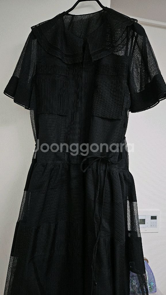 한섬 sjsj 인기원피스 76사이즈 튤원피스--1