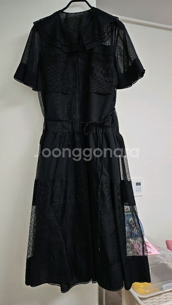 한섬 sjsj 인기원피스 76사이즈 튤원피스--3