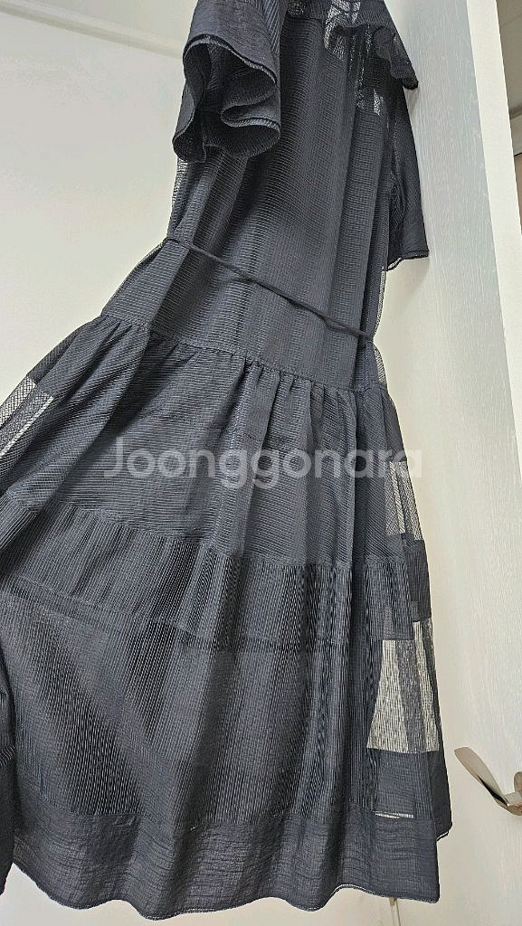 한섬 sjsj 인기원피스 76사이즈 튤원피스--4