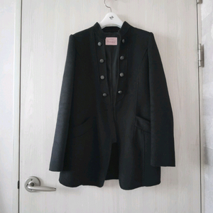 SOUP 버튼장식 블랙 여성 자켓