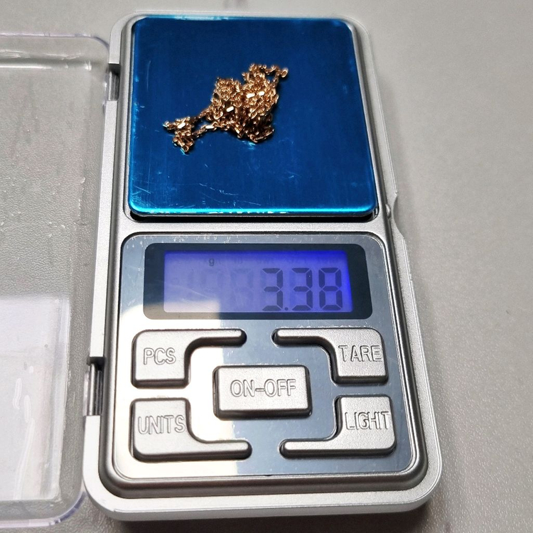 특가)14k체인 목걸이 핑크골드--6