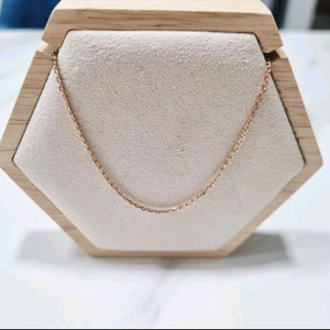 특가)14k체인 목걸이 핑크골드