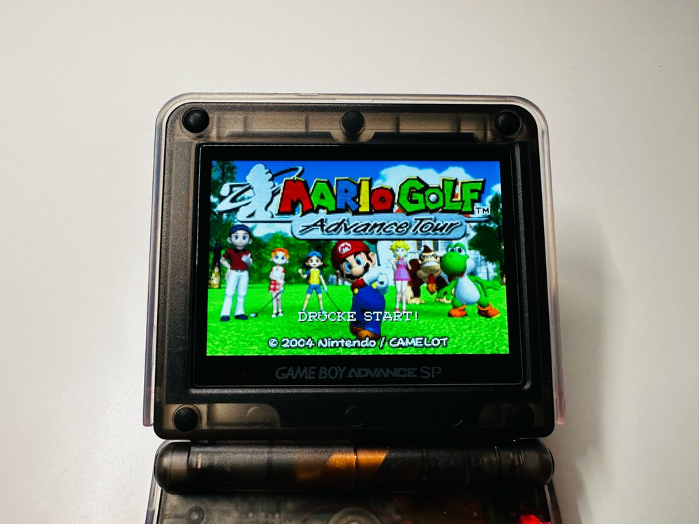 닌텐도 GBA 게임보이 어드밴스 마리오골프 유럽판 정품 알팩 판매 이미지