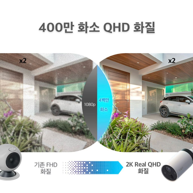 [새상품] 전원주택 실외 CCTV Tapo C420S 400만화소--6