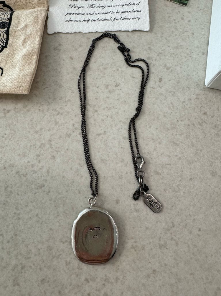 Pyrrha 파이라 스털링 실버 탈리스만 목걸이 (정품 풀세트)--1