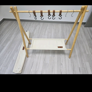 캠핑용 우드 인디언 행어