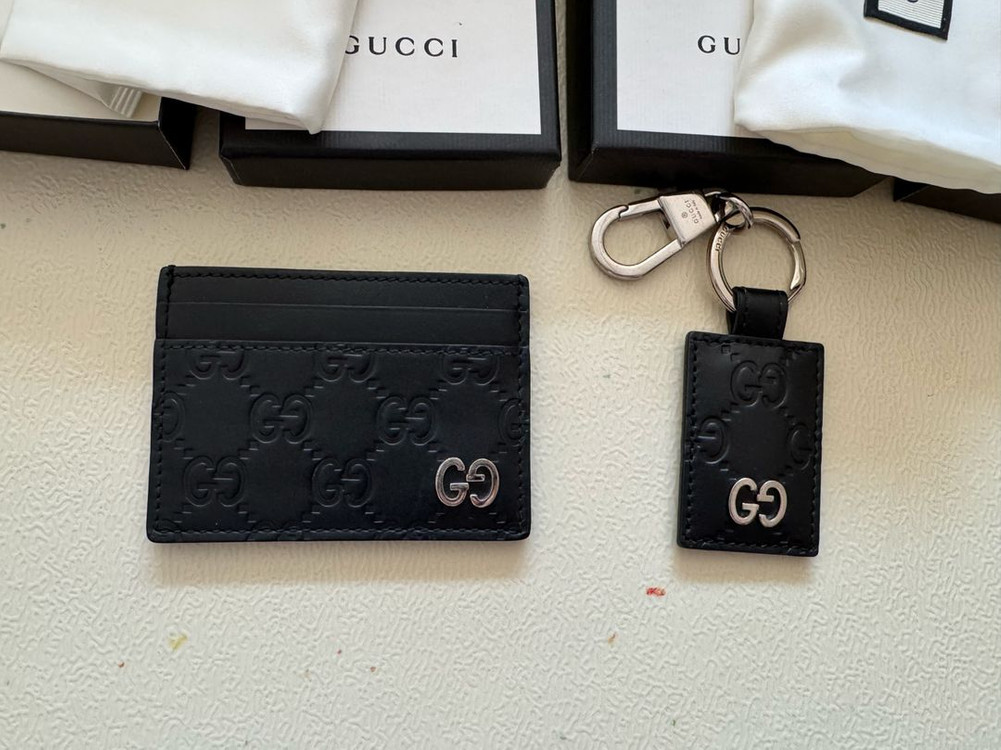 구찌 카드지갑 키링 이미지