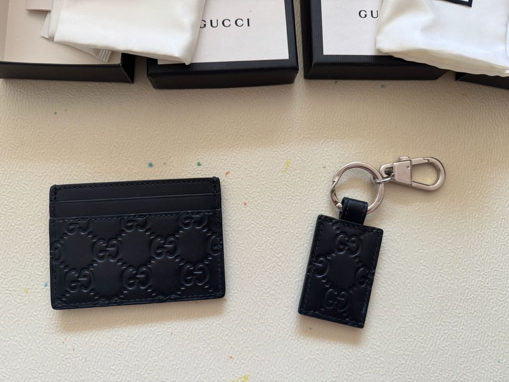 구찌 카드지갑 키링 이미지