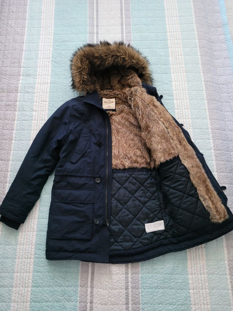 아베크롬비 홀리스터 울프죠 후드야상파카. M 105사이즈--3