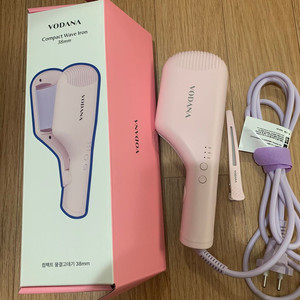 보다나 컴팩트 물결고데기 38mm 핑크 이미지