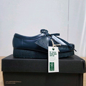 클락스 여성 왈라비 다크 틸 레더 240mm 새제품