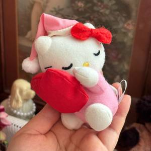 2000년대 일본 잠자는 오야스미키티 잠옷키티 고전키티 헬로키티인형 빈티지인형 고전인형 모리걸 히메갸루 y2k소품 이미지