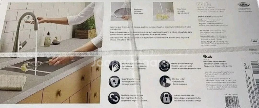 콜러 아네시안 터치리스 주방수전--1