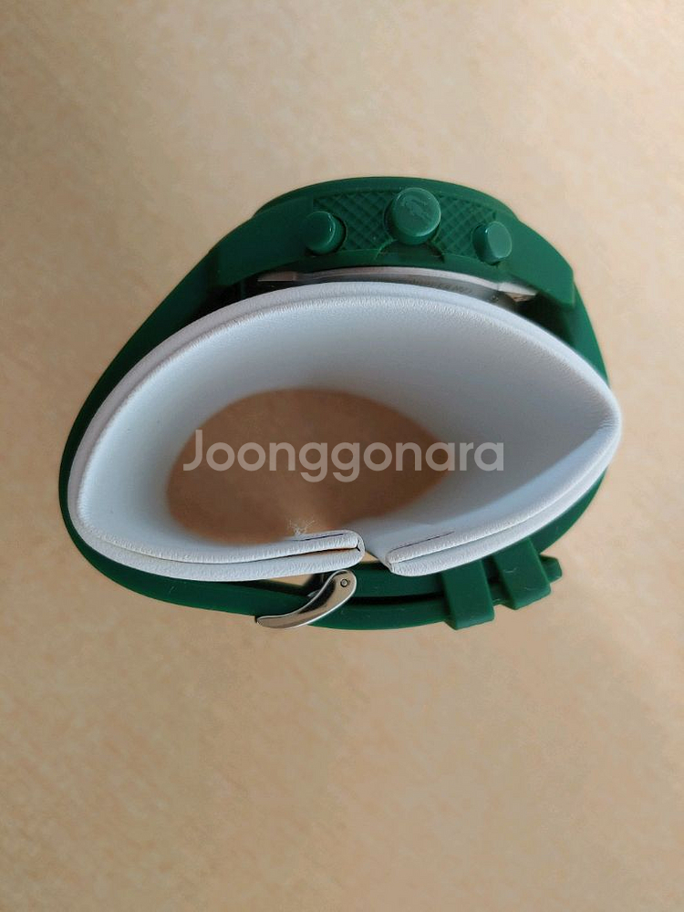 라코스테 그린 러버밴드 쿼츠시계--2