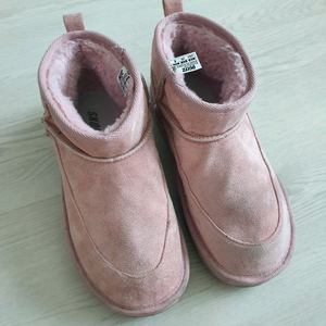 어글리즈 오즈 미들 어그 부츠 250 핑크 털부츠 방한화 주니어 여성 245 에코퍼