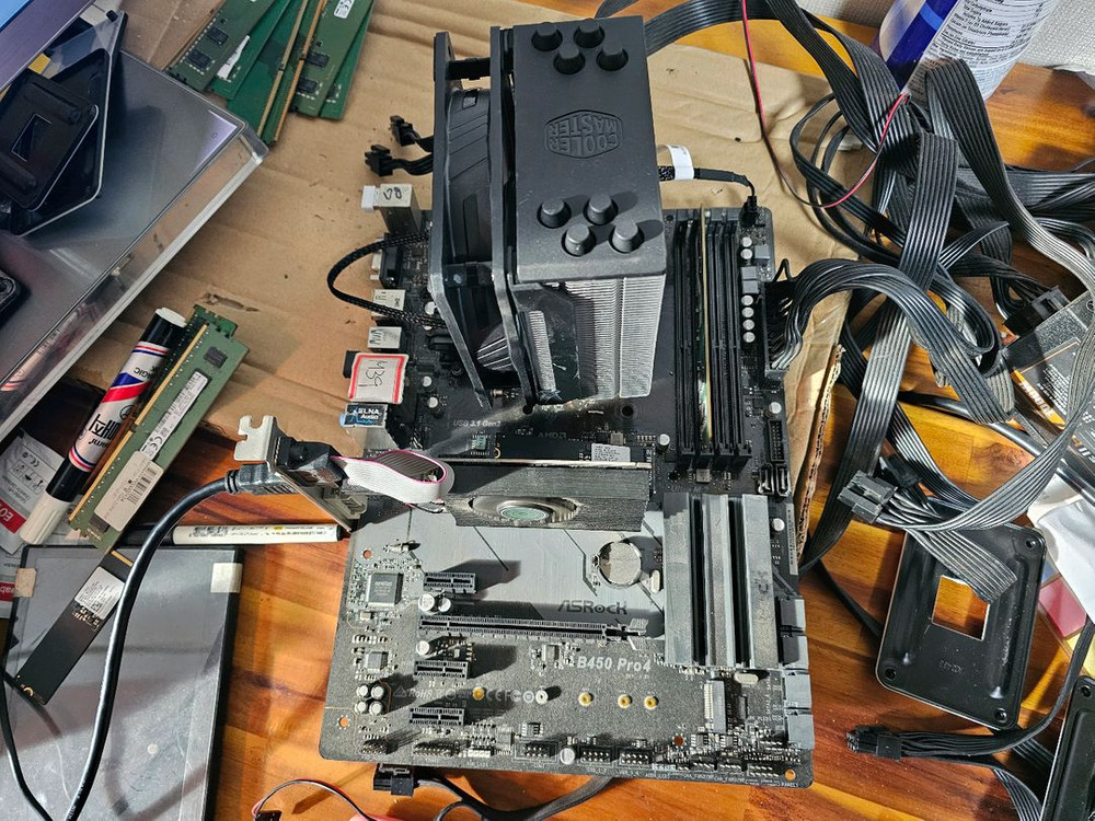 라이젠 1300 1500 1600 2600 x470 b450 b550 세트--2