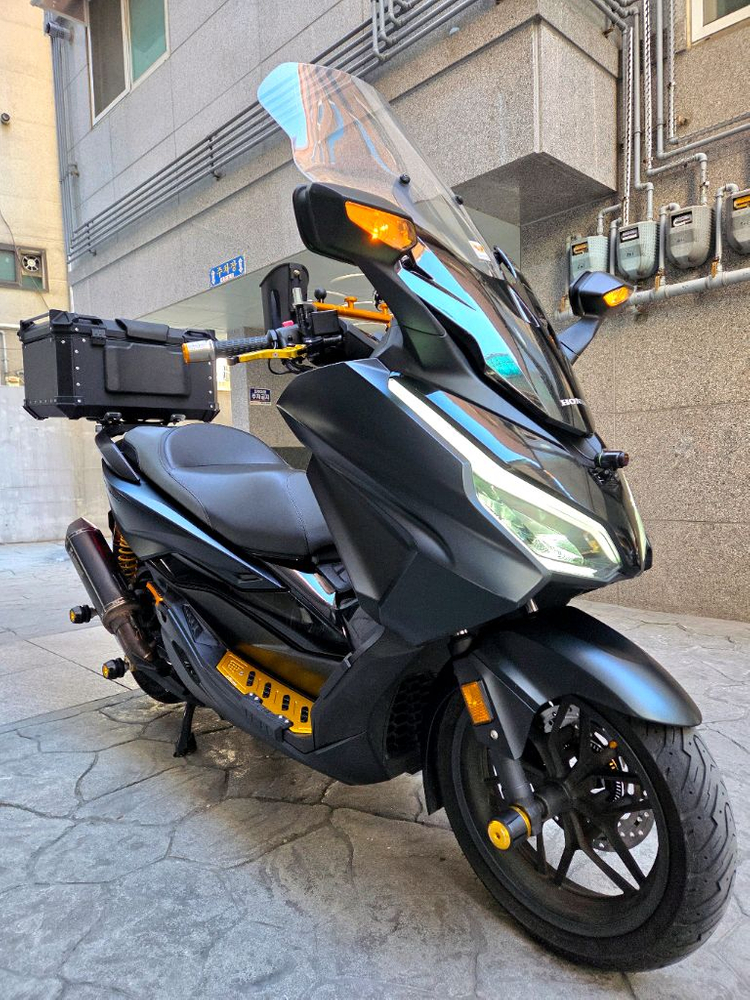 혼다 포르자350 24년식 사용검사 완료,풀튜닝,아크라구변--1