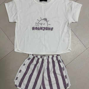 [새상품]로아앤제인 반팔 상하복 120사이즈