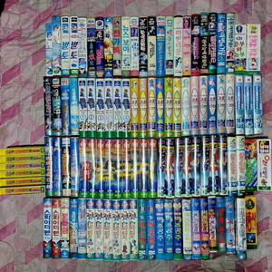 영화, 만화 비디오테이프 117개