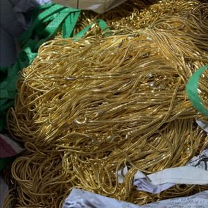 금 은 도금 체인 목걸이 이미지