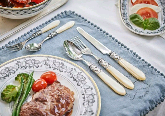 (이태리명가 부가티 커트러리) / 디너 3종 세트 / 알라딘 정품--1