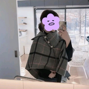 [미개봉새옷] 비비안루시 울 케이프코트 그레이