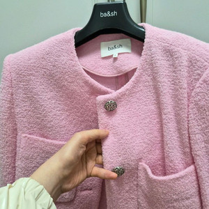 바쉬 울혼방 트위드 자켓 66사이즈