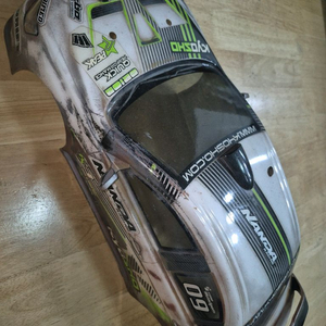 교쇼RC카1/10전용바디커버(중고)페이저랜서에볼루션알씨카전용~바람에언덕에서