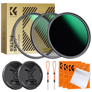 K&F Concept 77mm NANO-D 필터 키트 (UV, CPL, ND1000, 렌즈앞캡) (새상품) 이미지