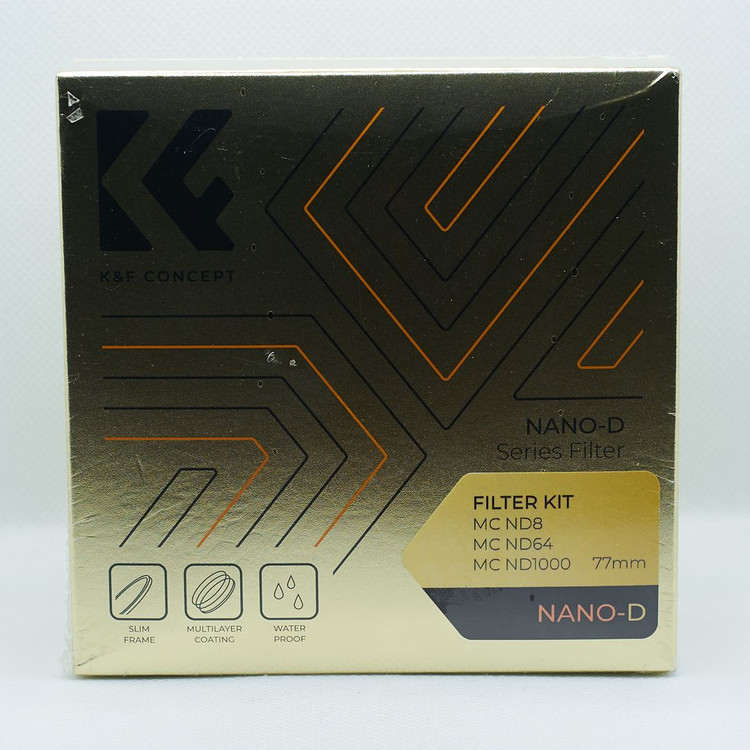 K&F Concept 77mm ND 렌즈 필터 키트 (ND8/ND64/ND1000) (새상품) - AGC Glass 이미지