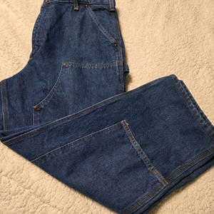 (새 상품) 칼하트 B73 DST 더블니 카펜터 데님 팬츠 34X30 교환 및 판매