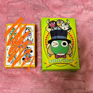 급처)고전문구 케로로 트럼프 카드 포카 세트 판매 양도