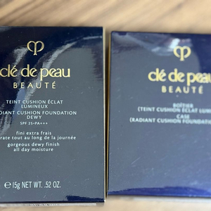 끌레드뽀 보떼 쿠션 박스째 새것 (+라메르 쿠션)