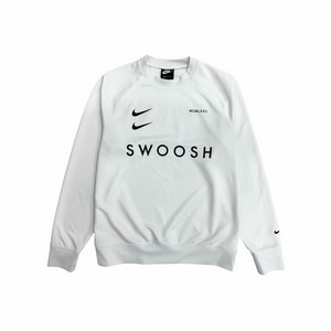 나이키 NSW 더블 스우시 화이트 폴리 맨투맨 100 L